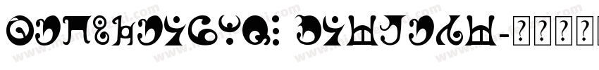Madokarunes Archaic字体转换